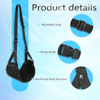 Airplane Foot Hammock for Foot Relaxation, and Cushion Foot Pad for Airplane Travel Accessories Travel Footrest Desk Portable Footrest.