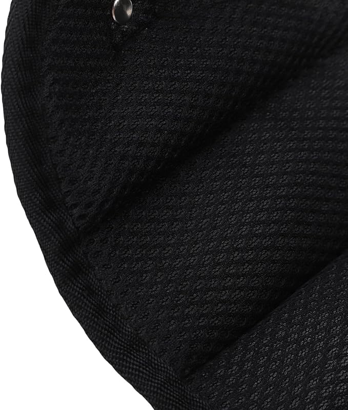 CHICIRIS Foot Hammock for Airplane Travel, Portable Breathable Mesh Footrest with AntiTip Design, 19.69-43.31in Adjustable Length for Office Home and Plane Comfort (Black)