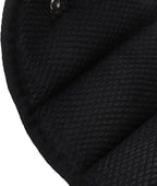 CHICIRIS Foot Hammock for Airplane Travel, Portable Breathable Mesh Footrest with AntiTip Design, 19.69-43.31in Adjustable Length for Office Home and Plane Comfort (Black)