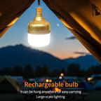 2 Pack Rechargeable LED Camping Lantern, 4000mAh IPX4 Waterproof Tent Light with Hook, USB Flashlight for Hiking, Travel, Hurricane Power Outage Emergency, Home Garage Repair, BBQ Lighting
