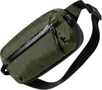 tomtoc 1.5L X-Pac Sling Bag with RFID Blocking, Crossbody Bag Minimalist Chest Shoulder Pack for Men/Women, Water-resistant Lightweight Casual Funny Pack for Travel, Daily Commute