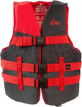 QUIKSILVER USCG Approved Men's Life Jacket Type III PFD, Lightweight EPE Foam Life Vest for Adults, for Waterskiing, Wakeboarding, Windsurfing, Rafting, Boating, Kayaking, Fishing Watersports