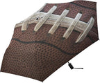 Umbrellas for Rain American Football Laces Travel Umbrella Windproof Sport Ball Folding Automatic Umbrella Compact Car Umbrella Portable Sun Umbrella UV Protection Golf Umbrella 39 in