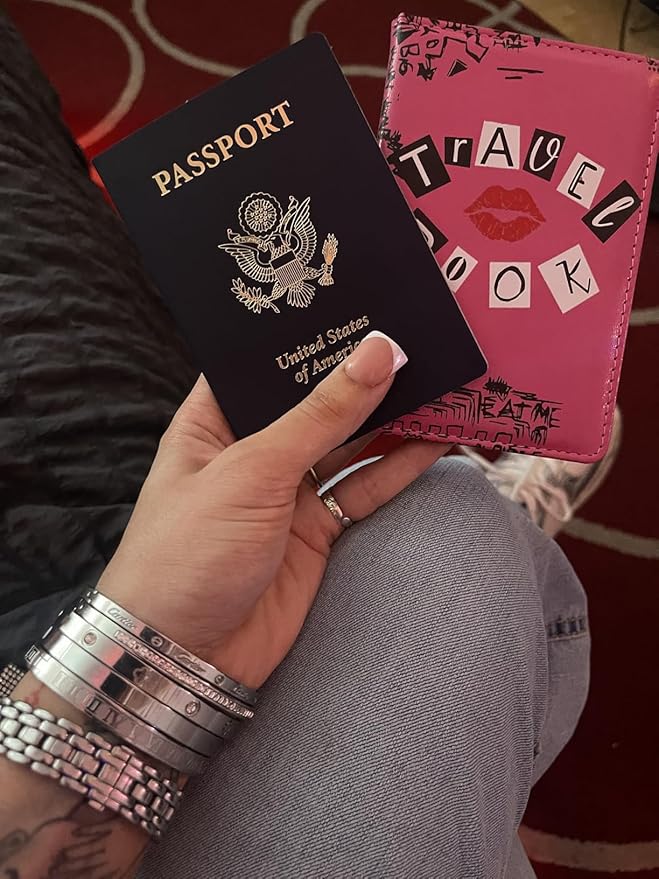 Burn Book Passport Cover Holder Travel Book
