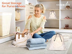 MISSLO Cotton Breathable Dust-proof Drawstring Storage Pouch Bag (Pack 3 M)