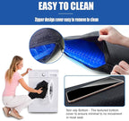 Gel Seat Cushion for Long Sitting Pressure Relief (Super Large & Thick) - Non-Slip Gel Chair Cushions for Back,Sciatica,Tailbone Pain Relief - Seat Cushion for Office Desk Chair,Car Seat,Wheelchair