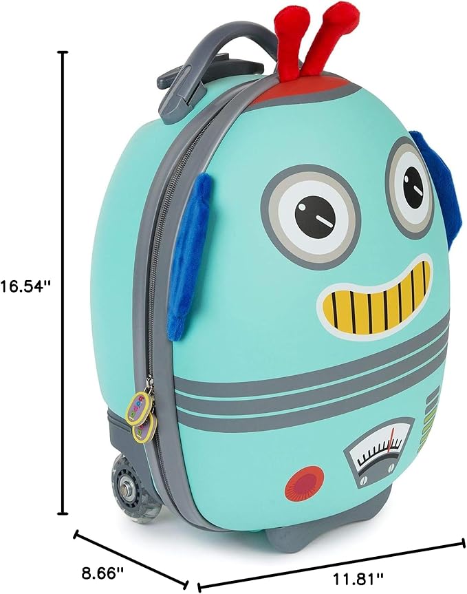 boppi - Children's Suitcase - Tiny Trekker Children's Trolley Suitcase - Boys & Girls Suitcase - Suitable as Cabin Luggage - 17 L