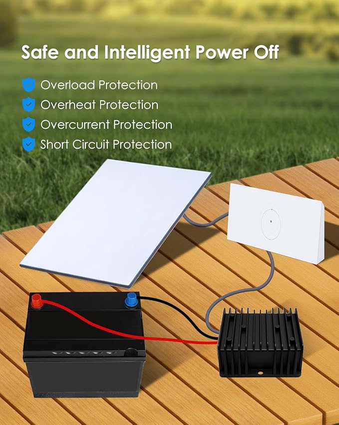 Starlink Gen 3 Step Up Converter Adapter, High-Efficiency Step Up 12V/24V to 57V 4.5A Conversion Router, DC 12V Power Cord Boost Converter for Starlink Gen 3 Power Supply with DC Male Plug