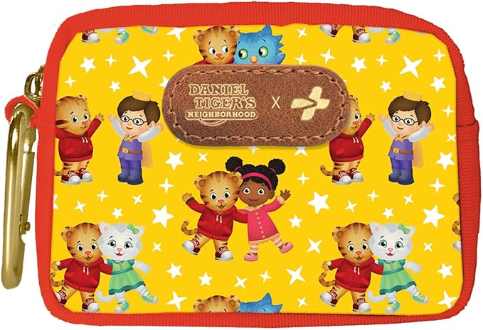 KeepGoing Daniel Tiger’s Small Travel First Aid Kit Kids – 60 Pc. Mini First Aid Kit for Purse, Diaper Bag, & Backpack with Latex-Free Bandages – 4 Oz., & 4.5 x 3.5 x 2 in, TSA-Approved