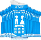 Disposable Urine Bag for Travel - 900ML Portable Pee Bags for Women Men 8/12/20/24/28 PCS Emergency Vomit Bags Urinal Toilet for Car Camping, Road Trip,Traffic Jam, Pregnant, Kid, Patient