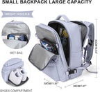 Carry on Travel Laptop Backpack Personal Item Size for Women Men Flight Approved,Backpack for Women Travel Bag Hiking Outdoor Sports Rucksack Casual Daypack, Taro Purple