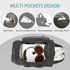 Gym Bag for Men & Women - 30L Duffel Bag with Shoe Compartment, Weekender Water Resistant Duffle Bag for Travel, Sports, Fitness & Workouts, DarkGray