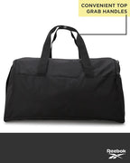 Reebok Duffle Bag - Lightweight Unisex Carry On Gym Bag - Travel and Sports Duffel Bags for Men and Women, Denver - Black