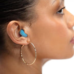 Eargasm Squishies - Blue Moldable Multipurpose Noise Reduction Noise Cancelling Waterproof Airtight Ear-Plugs for Sleeping, Snoring, Working, Studying, Swimming and More - Storage Case Included