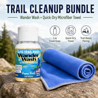 Elite Trail Magic- Wander Wash Biodegradable Castile Camp Soap – Ultralight 1 oz Concentrated Liquid Soap for Camping- Dish Wash Station-Travel & Backpacking – All Purpose, Unscented