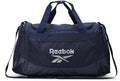 Reebok Duffle Bag - Lightweight Unisex Carry On Gym Bag - Travel and Sports Duffel Bags for Men and Women, Cade - Navy Silver