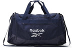 Reebok Duffle Bag - Lightweight Unisex Carry On Gym Bag - Travel and Sports Duffel Bags for Men and Women, Cade - Navy Silver