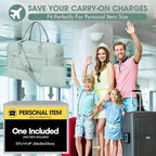 Travel Duffle Bag Weekender for Women - Carry-On Overnight Bag Personal Item Bag with Shoe Compartment & Wet Pocket Large Weekend Tote Bags with Toiletry Bag Hospital Bags for Labor and Delivery