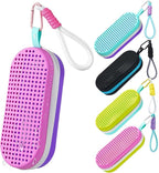 Swim Goggle Case For Swimming Goggles, Swimmer Gifts for Kids Teens Adults, Silicone Cases with Drain Hole