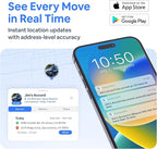 Hidden GPS Tracker for Vehicles - $9/mo with 5 sec Updates - Real Time Car Tracker - Trip History, Driving Alerts, GeoFence for Fleets & Family, Rechargeable Battery (Tracker & Magnet Case)