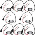 Weewooday 8 Pieces 12v to 5v Dc Converter Buck Module USB Output Power Adapter Dc Car Power Converter Regulator