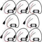 Weewooday 8 Pieces 12v to 5v Dc Converter Buck Module USB Output Power Adapter Dc Car Power Converter Regulator