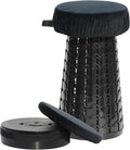 ALEVMOOM Upgraded 19.7" Collapsible Stool Portable + 1.38" Thicker Cushion, Telescoping Folding Seat for Adults, 1000lbs Max Weight, Heavy Duty Portable Chair for Outdoor Travel&Camping