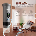 kejector Portable Coffee Maker Espresso Machine for Travel Nano Car Coffee Maker Compatible with Ground Coffee & Capsule for RV, Hiking Camping Office, Travel Espresso Maker Electric Coffee Machine