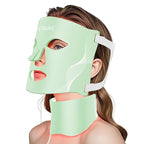Red Light Therapy for Face, LED Light Therapy Mask Skin Care Mask & Neck, LED Red & NIR Light Therapy Wavelength for Home Use, Working Travel Yoga Sleep