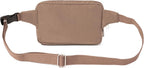 Baggallini Securtex Anti-theft Belt Bag 8.8"x5.5" Crossbody Fanny Pack for Women RFID Wallet Locking Zipper Travel Purse