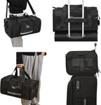 Wakytu Airline Approved Pet Carrier, Collapsible Cat Carrier, Expandable Dog Carrier, 900D High Density Oxford Cloth, Wear-Resisting, Anti Tearing, Safety Lock Zipper, Reflective Tape
