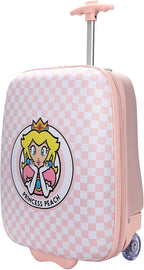 Bioworld Super Mario Brothers Princess Peach Kids' 16.5" Wheeled Luggage