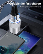 Car Charger, AILKIN 3.4a Portable Dual Port USB Cargador Carro Fit Lighter Spot Socket Adapter for iPhone 17 16E 16 15 14 13 Pro Max Plus, iPad, Tablet, Samsung Galaxy S25 Ultra Cigarette Auto Charger