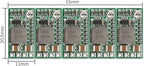 DROK Buck Converter 12V to 5V 10pcs, Mini DC Adjustable Voltage Regulator 4.5-24V to 5V, Step Down Converter 3A