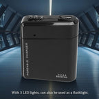 Black 4X AA Battery Portable Emergency Power Charger USB for Cell Phone, 046139