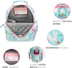 mibasies Toddler Backpack for Girls 2-4: Cute Kids Backpacks for Girls - Preschool Kindergarten Backpack - Rabbit