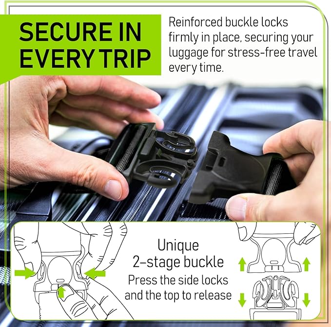 Untethered 4-Pack Luggage Tag Set | Durable Luggage Tags for Suitcases & Travel Bags | Bag Tag & Name ID Identifiers | Suitcase Tags for Easy Luggage Identification