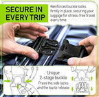 Untethered 4-Pack Luggage Tag Set | Durable Luggage Tags for Suitcases & Travel Bags | Bag Tag & Name ID Identifiers | Suitcase Tags for Easy Luggage Identification