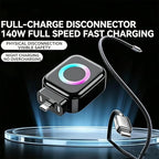Kuwajia Charger, Ai Smart Auto Cut Adapter, Full Battery Auto Disconnect, 140w Fast Charging Station with Protective Memory Silicone Padding, Battery Protection Adapter Compatible