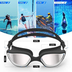 ZIONOR Swim Goggles, Upgraded G1 Polarized Swimming Goggles Anti-Fog for Adult Men Women