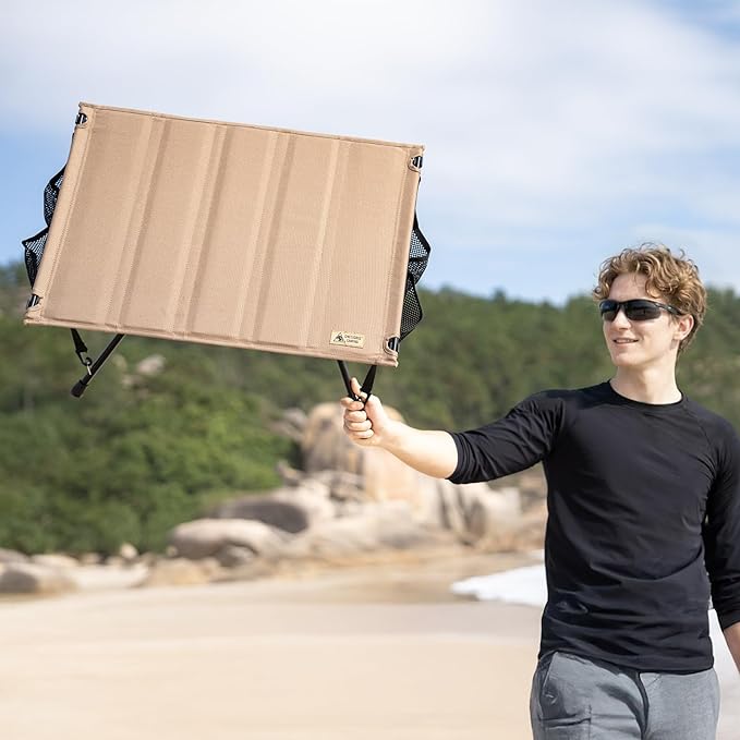 ONETIGRIS VENTARA Camping Table, Ultralight Foldable Table Sturdy & Quick Setup, Weighs Only 2.4 lbs, Perfect for Camping, Hiking, Backpacking, Picnic, Beach, Travel
