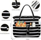 Trifabricy Beach Bags for Women Waterproof Sandproof Women Tote Bag, Large Beach Bag with Zipper for Gym Travel Vocation