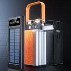 High-Capacity Solar Battery Banks, 120W External Power Packs, 50000mAh Survival Gear, Built-in Cable Chargers, Multi-Output Portable Stations