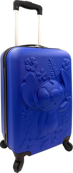 Fast Forward Kids Licensed Hard-Side 21" Spinner Luggage Lightweight Carry-on Suitcase Stitch Embossed