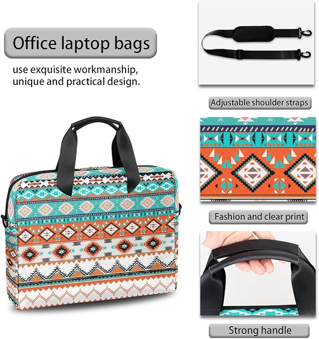 Cute Laptop Shoulder Bag for Women Men, Computer Laptop Bag Laptop Sleeve Case Laptop Satchel Briefcase Carrying Bag QA-1