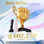 Risina Bikini Trimmer for Women - Pubic Hair Trimmer for Women, Gentle Dual Head Electric Shaver for Private Area and Bikini Line, IPX7 Waterproof, Cordless Rechargeable, Self-Care Gifts for Women
