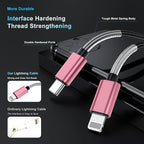 2Pack 10ft iPhone Fast Charger Cable, [Apple MFi Certified] Long USB C to Lightning Cable 10 Foot, High Fast 10 Feet Apple Charging Cord for Apple iPhone 14/14 Pro Max/13 Mini/12/11/XS/XR/8/7Plus,iPad