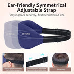 NEWVANGA Sleep Mask for Back and Side Sleeper, Block Out Light, Luxury Sleeping Eye Mask of 3D Night Blindfold, Zero Pressure Breathable Travel Eye Cover Blue