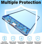 3-in-1 5000mAh for Magsafe Power Bank Thin Slim 22.5W Fast Charging Type C Magnetic Battery Pack Powerbank for Travel, Mini Wireless Portable Charger for iPhone 17 16 15 14 13 Watch Android Matte Blue