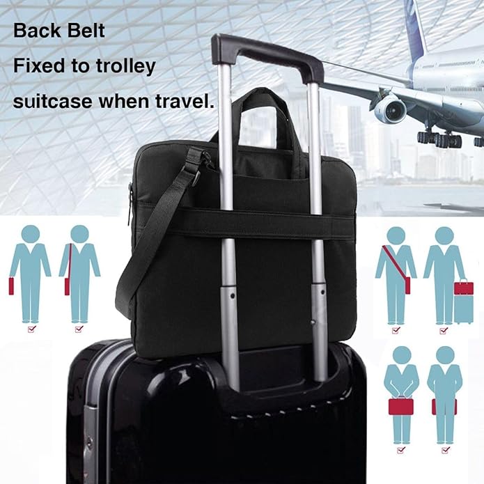 Custom Laptop Bag Personalized Laptop Case Sleeve Shoulder Bag With Photo Logo Text Slim Computer Messenger Briefcases